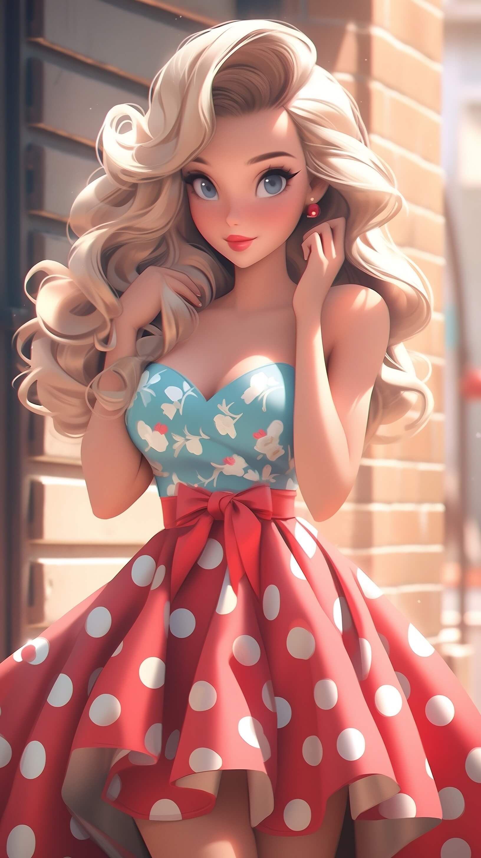 Superb Barbie in a 50's outfit