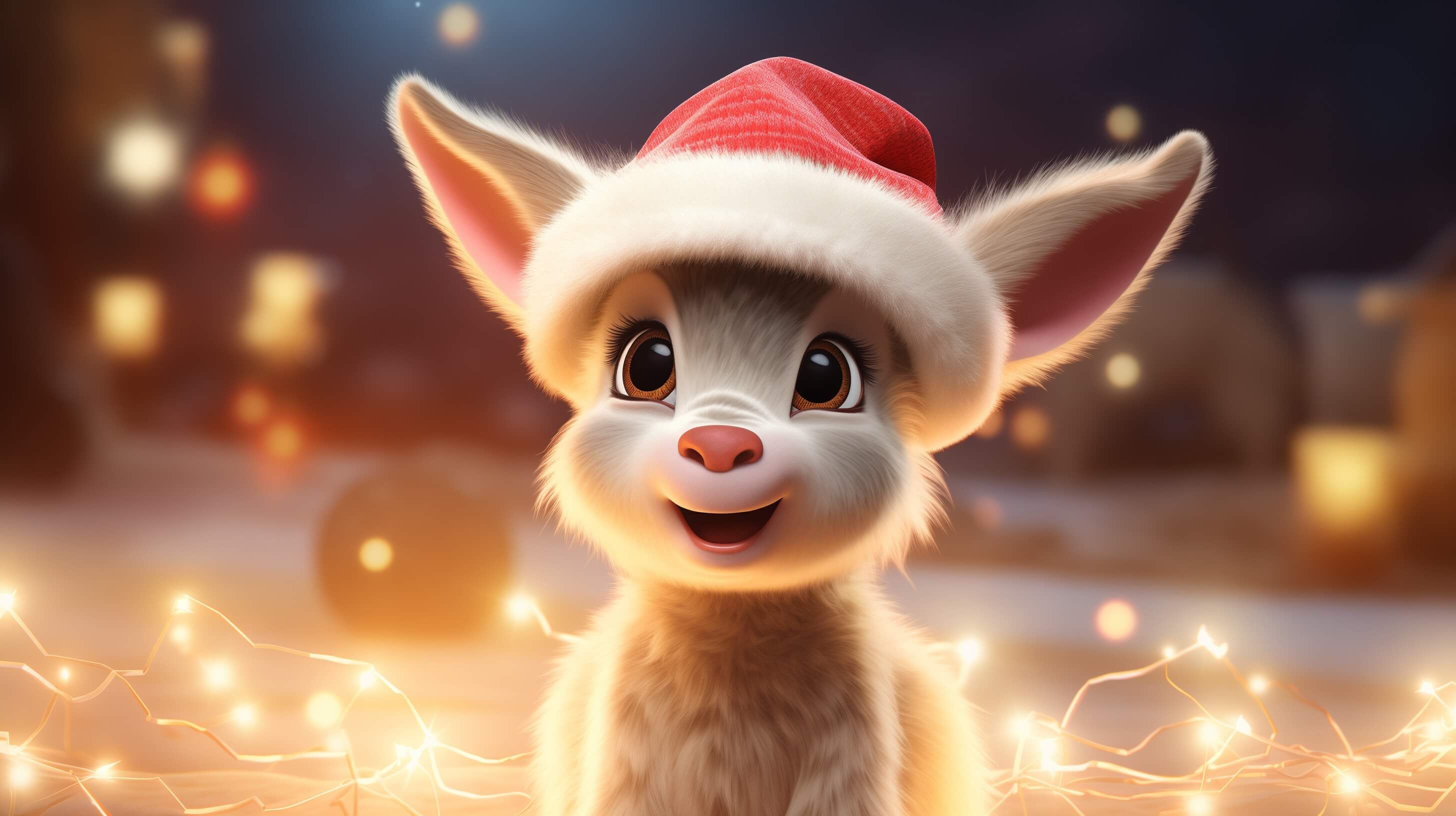 Cute Christmas Donkey